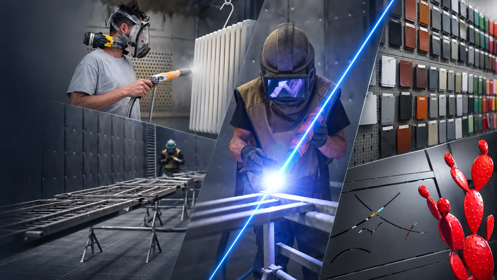 Les savoir-faire SMP : peinture, sablage, métallisation et choix de finitions
